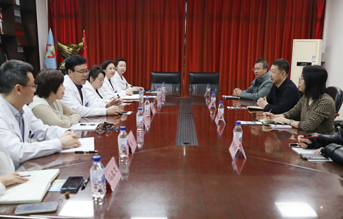长春医学高等专科学校副校长刘洋一行到我院调研座谈